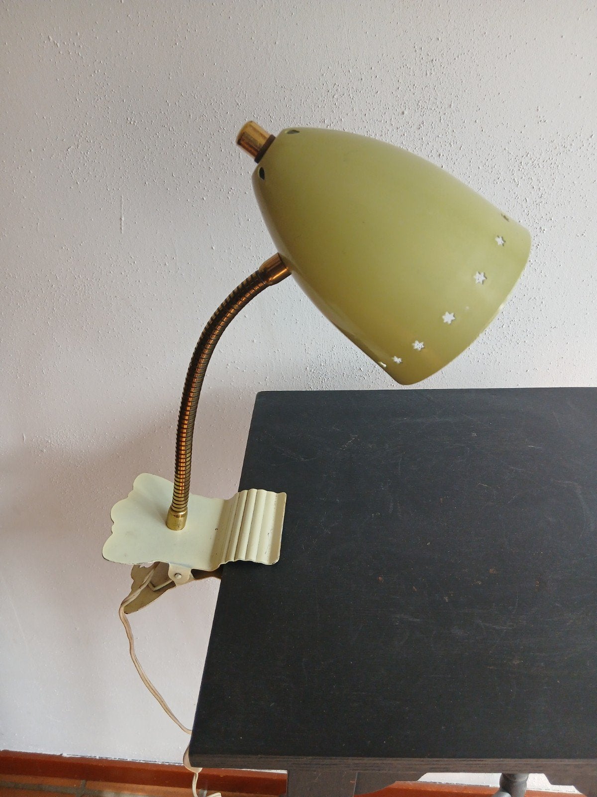 Hala Zeist Ukkie Klemlamp Busquet 50er jaren, Gebruikt, Hala Zeist Ukkie Klemlamp Busquet, Ophalen of Verzenden, Metaal
