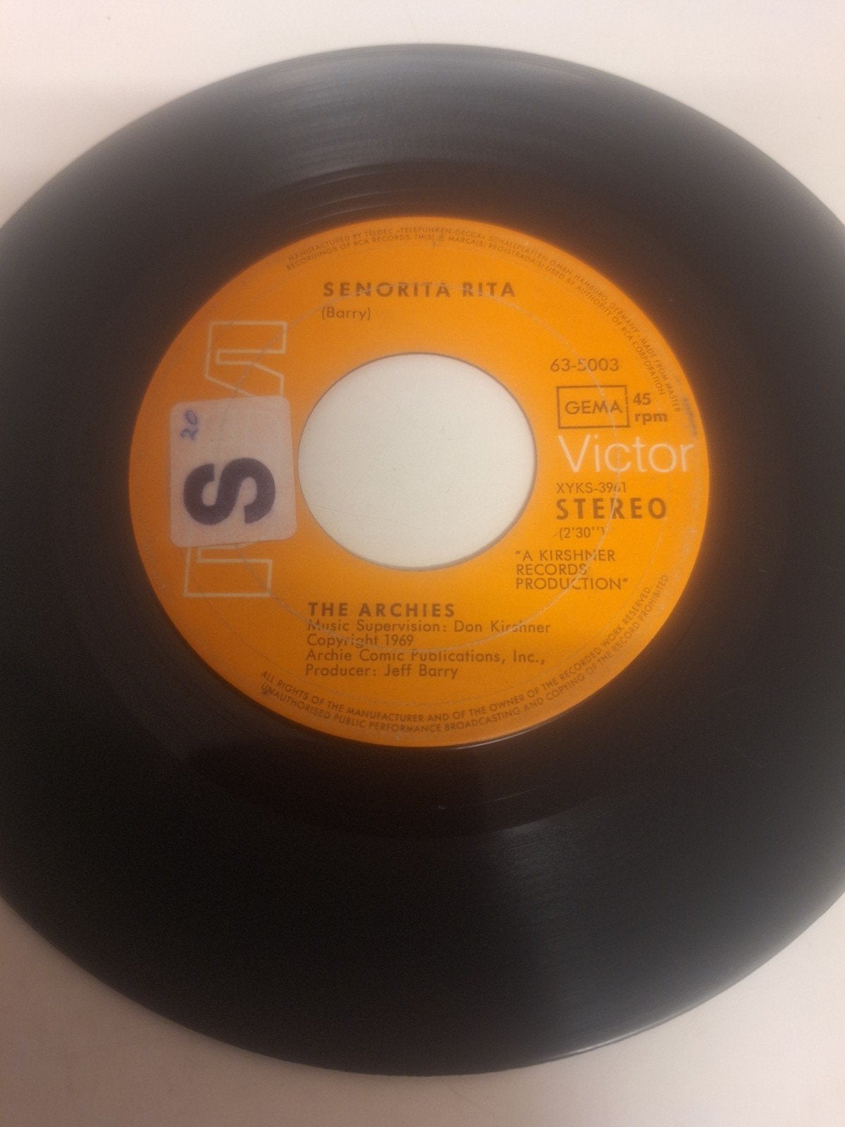 The Archies - Senorita Rita, 1969., Verzenden, 7 inch, Pop