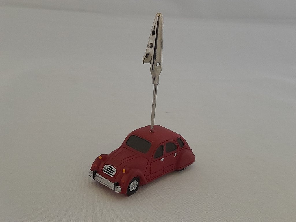 Citroën 2CV memohuoder; ongeveer 1:80; merkloos, Ophalen of Verzenden, Zo goed als nieuw, Auto