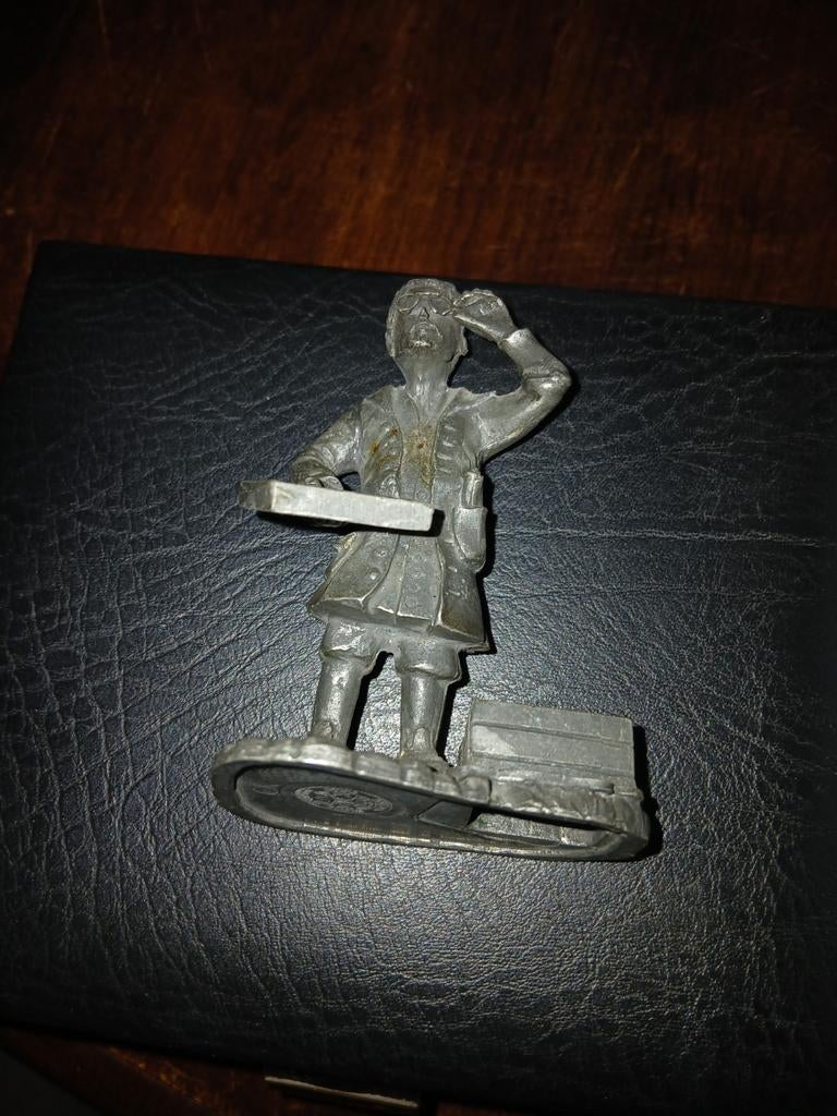 Vintage Tinnen Figuur: Historische Soldaat/Figuur, Ophalen of Verzenden