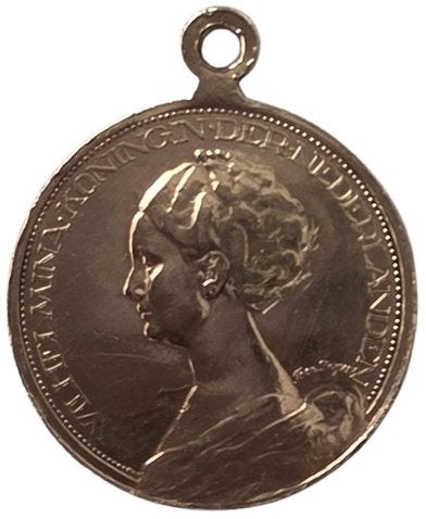 Draagpenning, Postzegels en Munten, Ophalen of Verzenden, Brons, Nederland