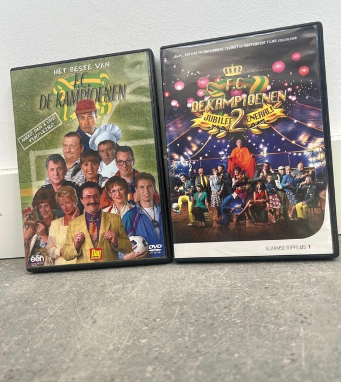 F.C. De Kampioenen DVD's: Het Beste & Jubileum 2, Gebruikt, Alle leeftijden, Nederlands, Inclusief doosje