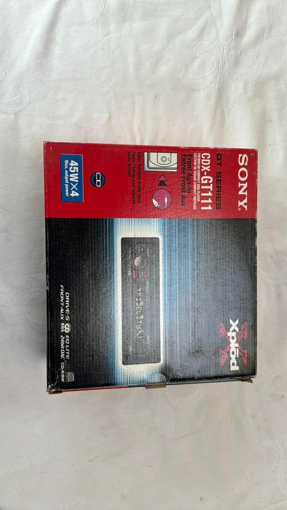 Sony auto radio met AUX Nieuw nooit gebruikt!, Auto diversen, Ophalen, Nieuw