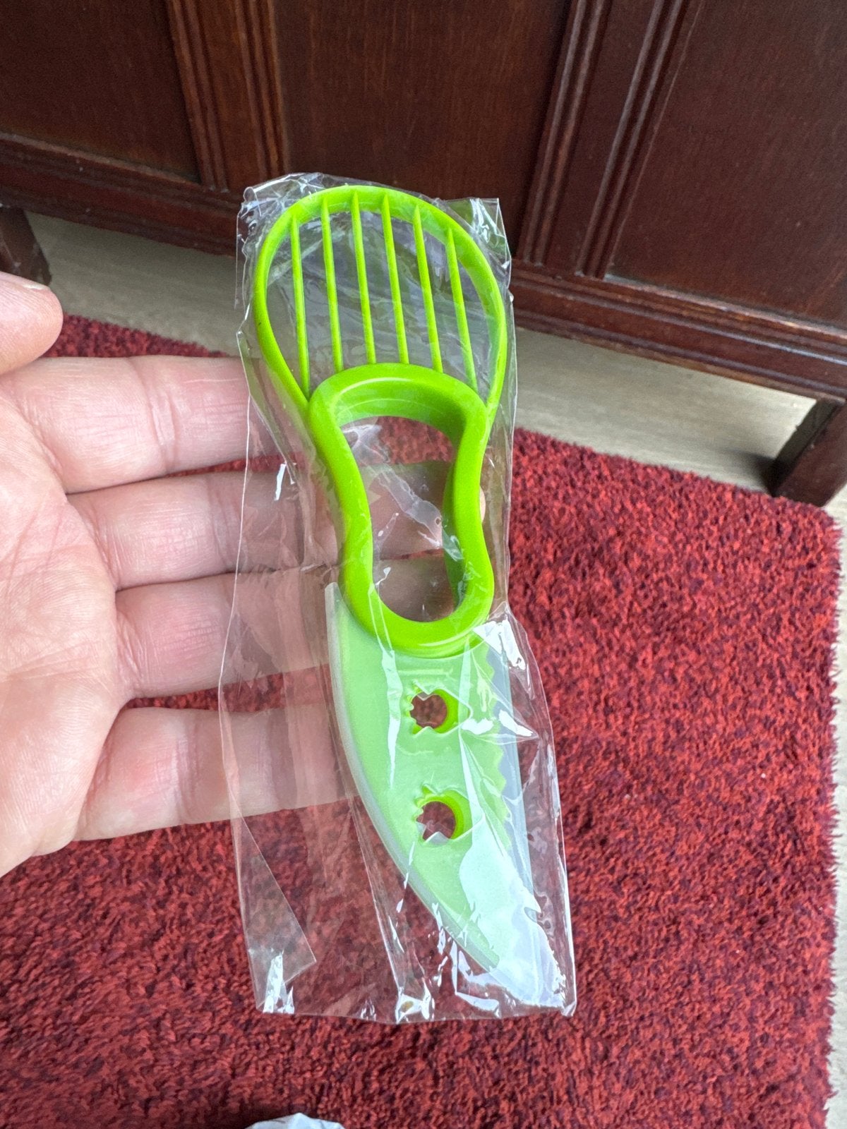 4x Avocado snijder en ontpitter, Ophalen, Kunststof, Nieuw, Groen