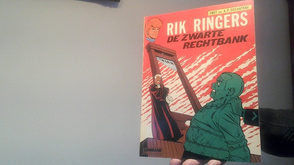 rik ringers nr 32 de zwarte rechtbank eerste druk lombard, Boeken, Stripboeken, Eén stripboek, Ophalen of Verzenden, Zo goed als nieuw
