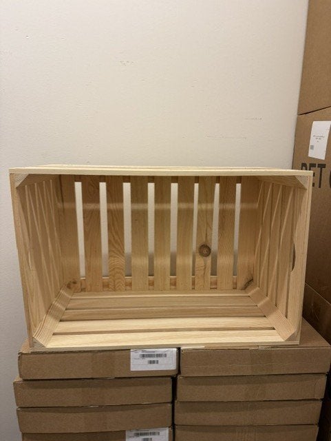 Houten kist 60 x 39 x 30cm, Huis en Inrichting, Woonaccessoires | Kisten, Minder dan 50 cm, 50 tot 100 cm, Nieuw, Ophalen of Verzenden
