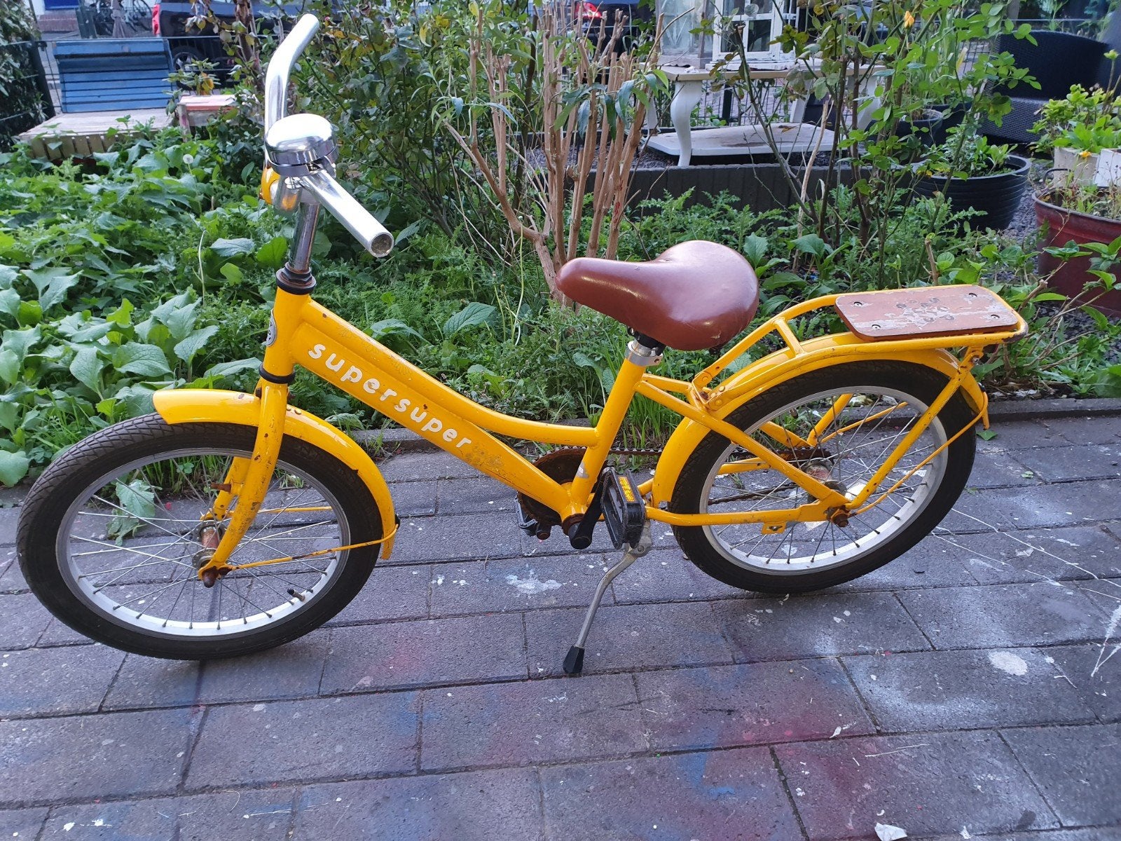 supersuper kinder fiets  18 inch, Ophalen, Gebruikt, 16 tot 20 inch