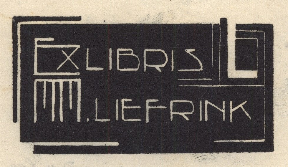 0253 Ex Libris Nederland : Dirk Govert van Luijn, 1928, Verzenden, Ex libris