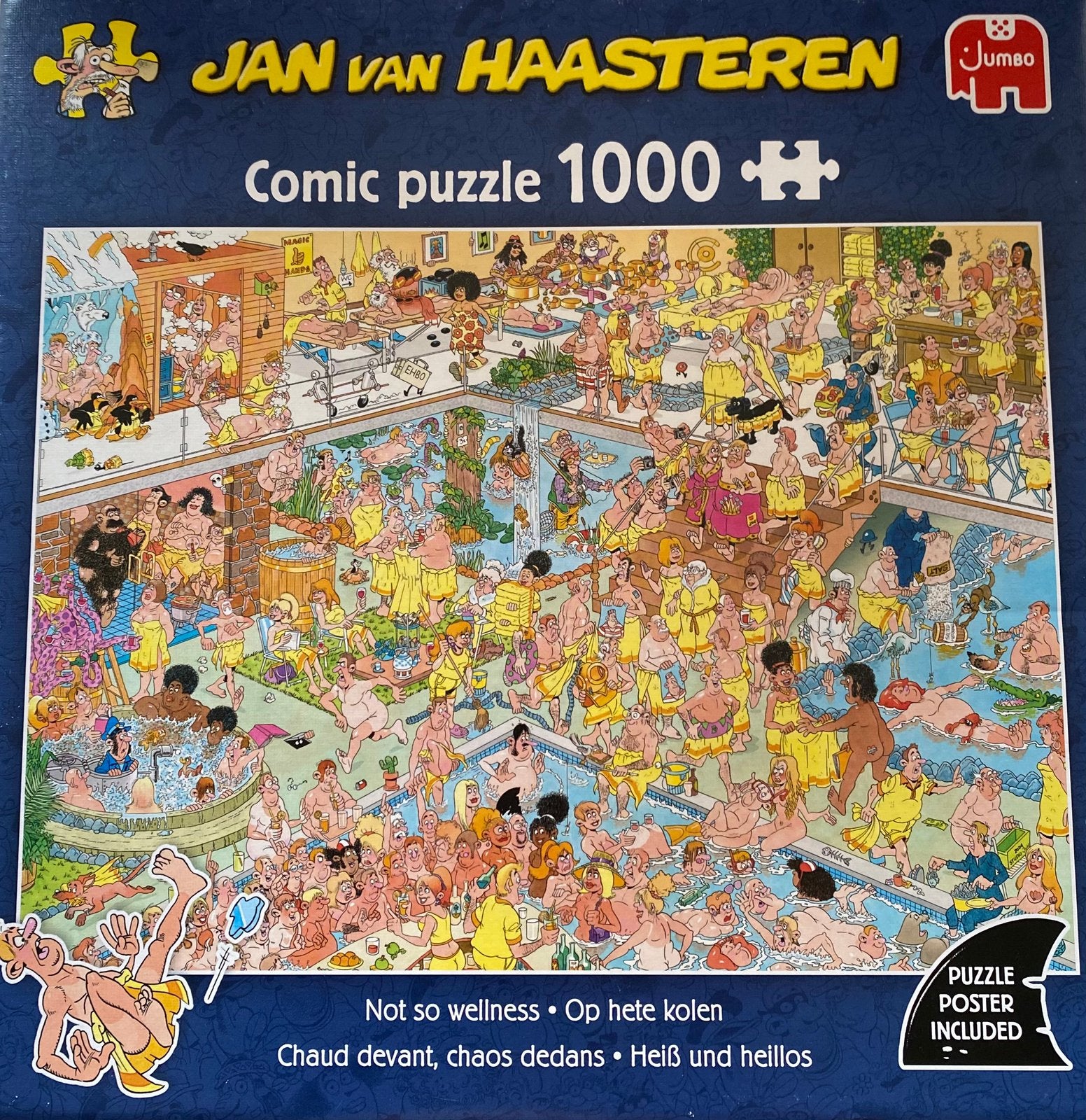 Jan van Haasteren puzzels  9 euro per stuk 1000 stukjes, Verzenden, 500 t/m 1500 stukjes, Zo goed als nieuw