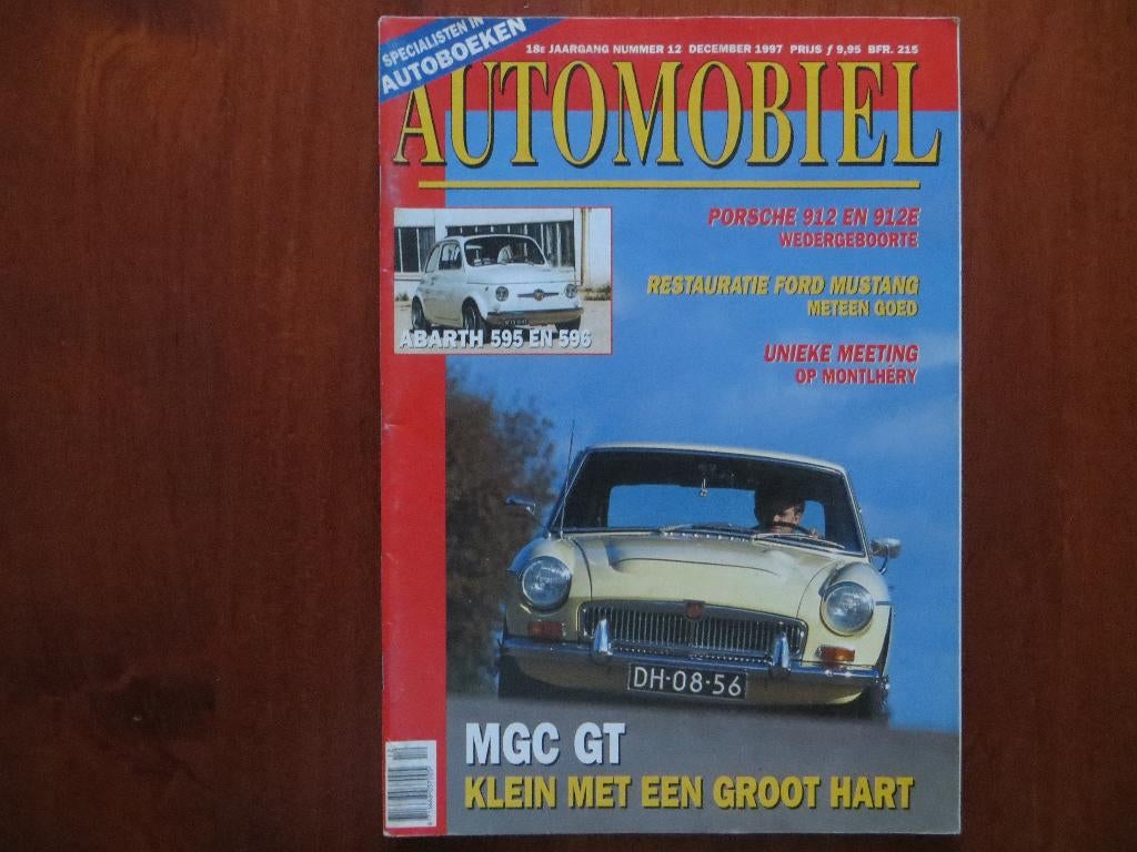 Automobiel 12 1997 Porsche 912 912E, MGC GT, Abarth 595 695, Boeken, Ophalen of Verzenden, Zo goed als nieuw, Porsche