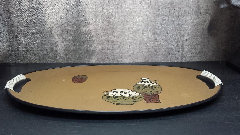 Vintage DIENBLAD Jaren ’60 <> Merk TILSO Japan, Ophalen of Verzenden, Huis en Inrichting
