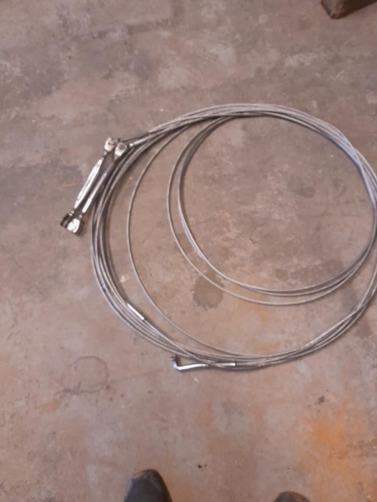 Hoofdwant 11,50m x 7mm met spanners en haken (2 stuks), Ophalen of Verzenden, Minder dan 15 m²
