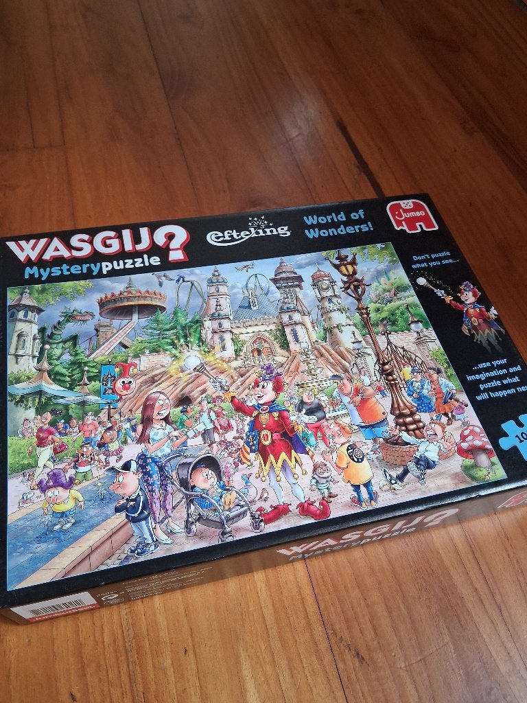 WasGij Efteling puzzel 1000 stukjes, Ophalen of Verzenden, 500 t/m 1500 stukjes, Zo goed als nieuw