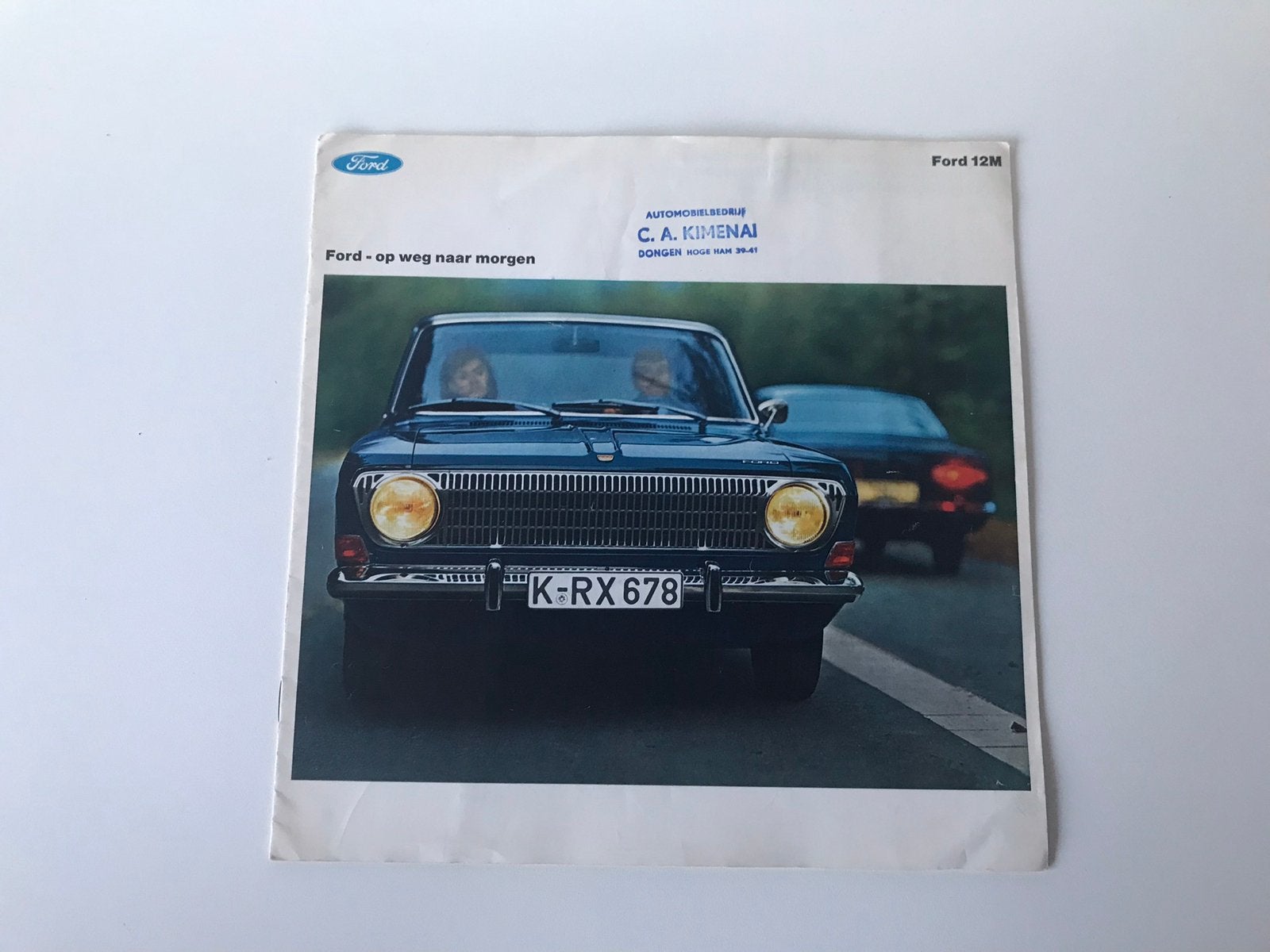 Ford 12m folder, Ophalen of Verzenden