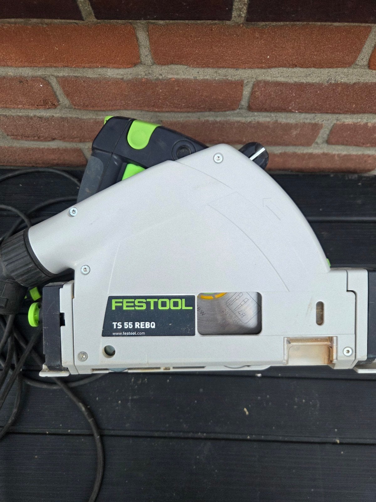 festool invalzaag. TS55 REBQ, Invalzaag, Ophalen of Verzenden, Zo goed als nieuw, 30 tot 70 mm