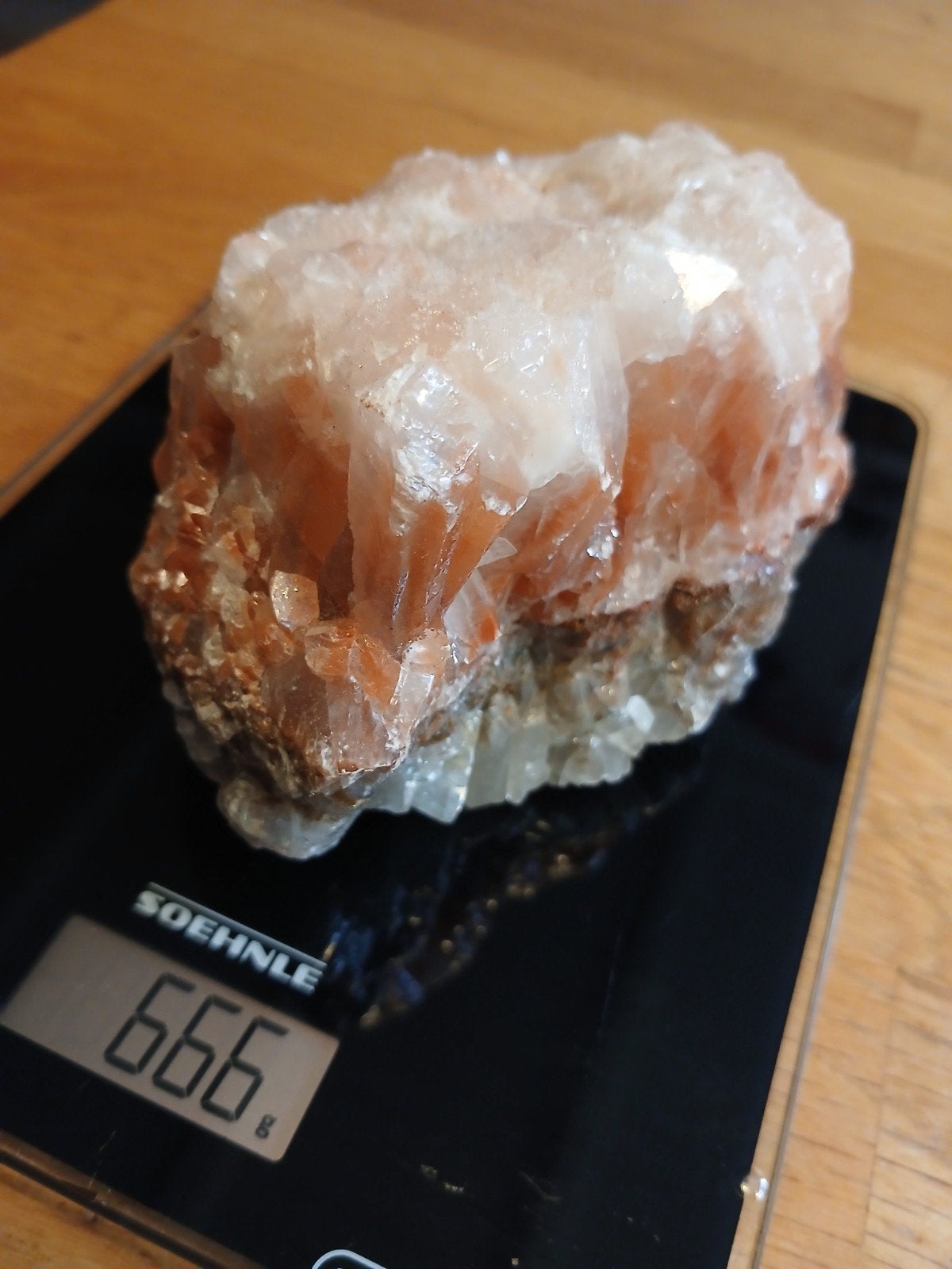 roze amethist cluster, Ophalen