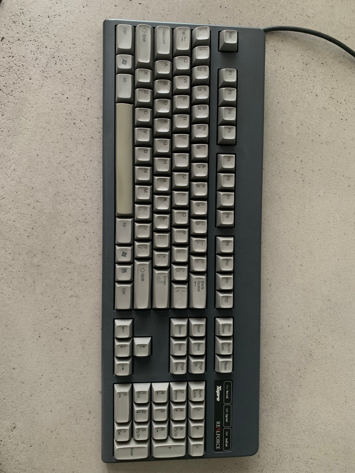 Topre Realforce 104U-Hpro Toetsenbord Qwerty Bedraad, Computers en Software, Toetsenborden, Ophalen, Gebruikt, Qwerty, Numeriek gedeelte