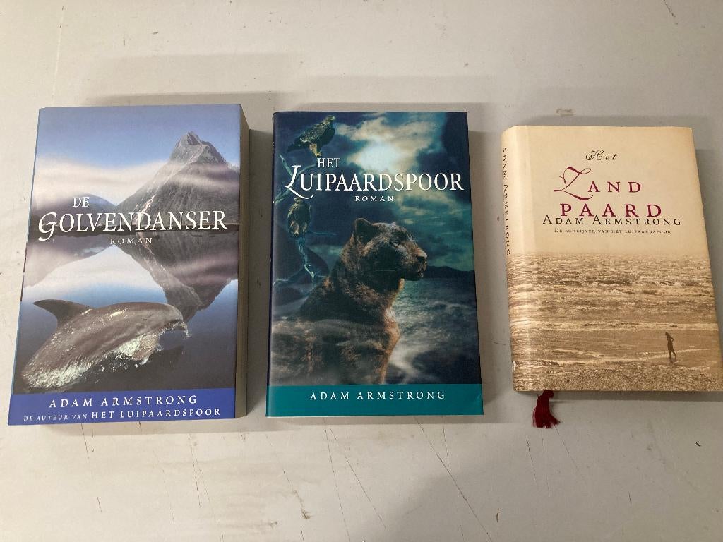Adam Armstrong luipaardspoor , De golvendanser & Wolvenvrouw, Boeken, Ophalen of Verzenden, Gelezen, Adam Armstrong, Wereld overig
