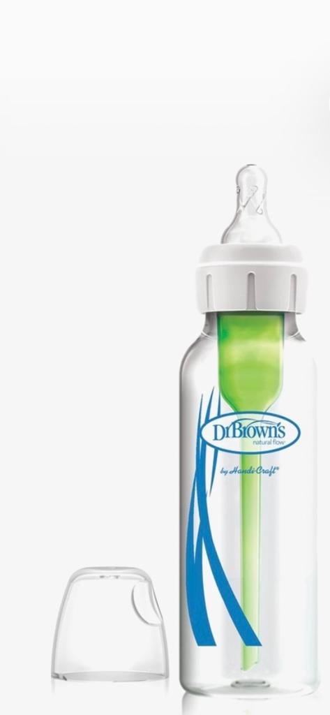 Dr. Brown's Options+ Anti-Colic glazen Fles 250ml, Ophalen of Verzenden, Nieuw
