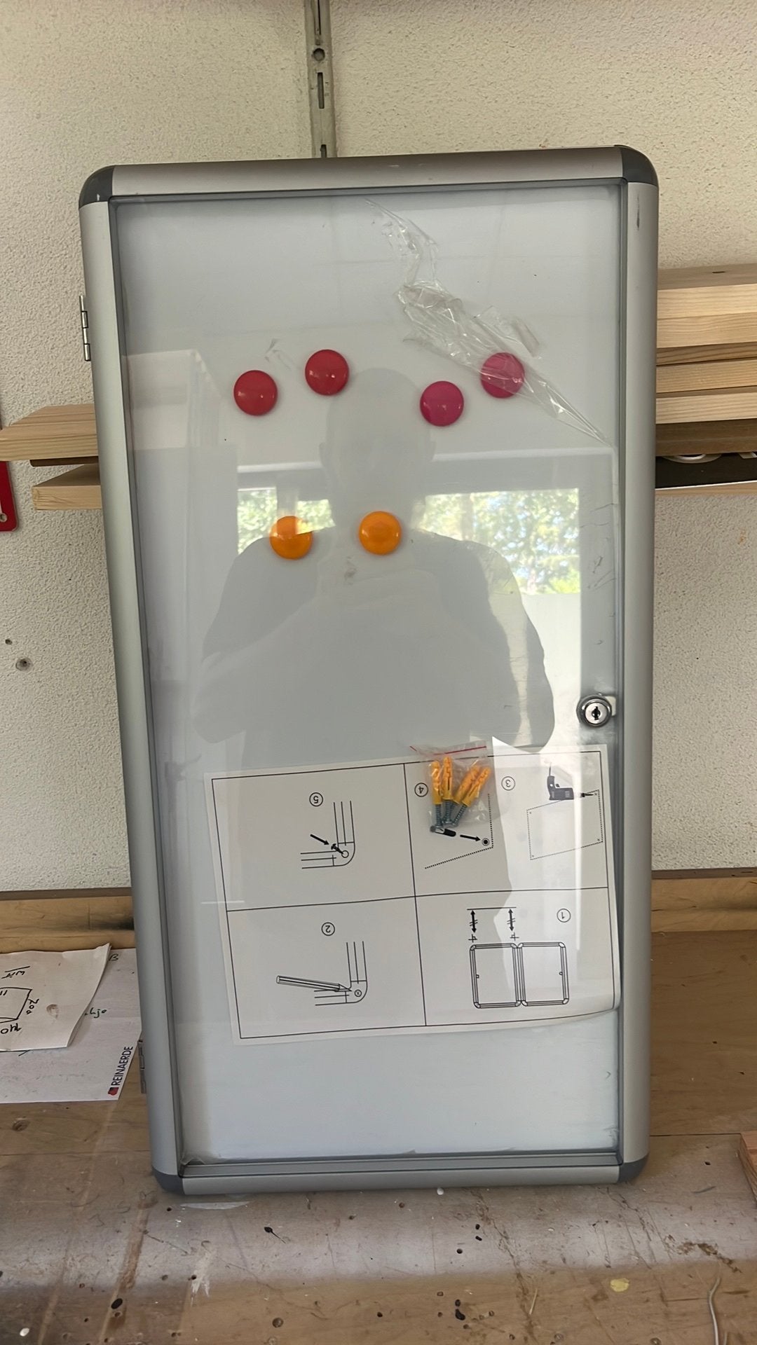 Wandvitrine memobord, Huis en Inrichting, Nieuw, Minder dan 100 cm, 25 tot 50 cm, 50 tot 100 cm