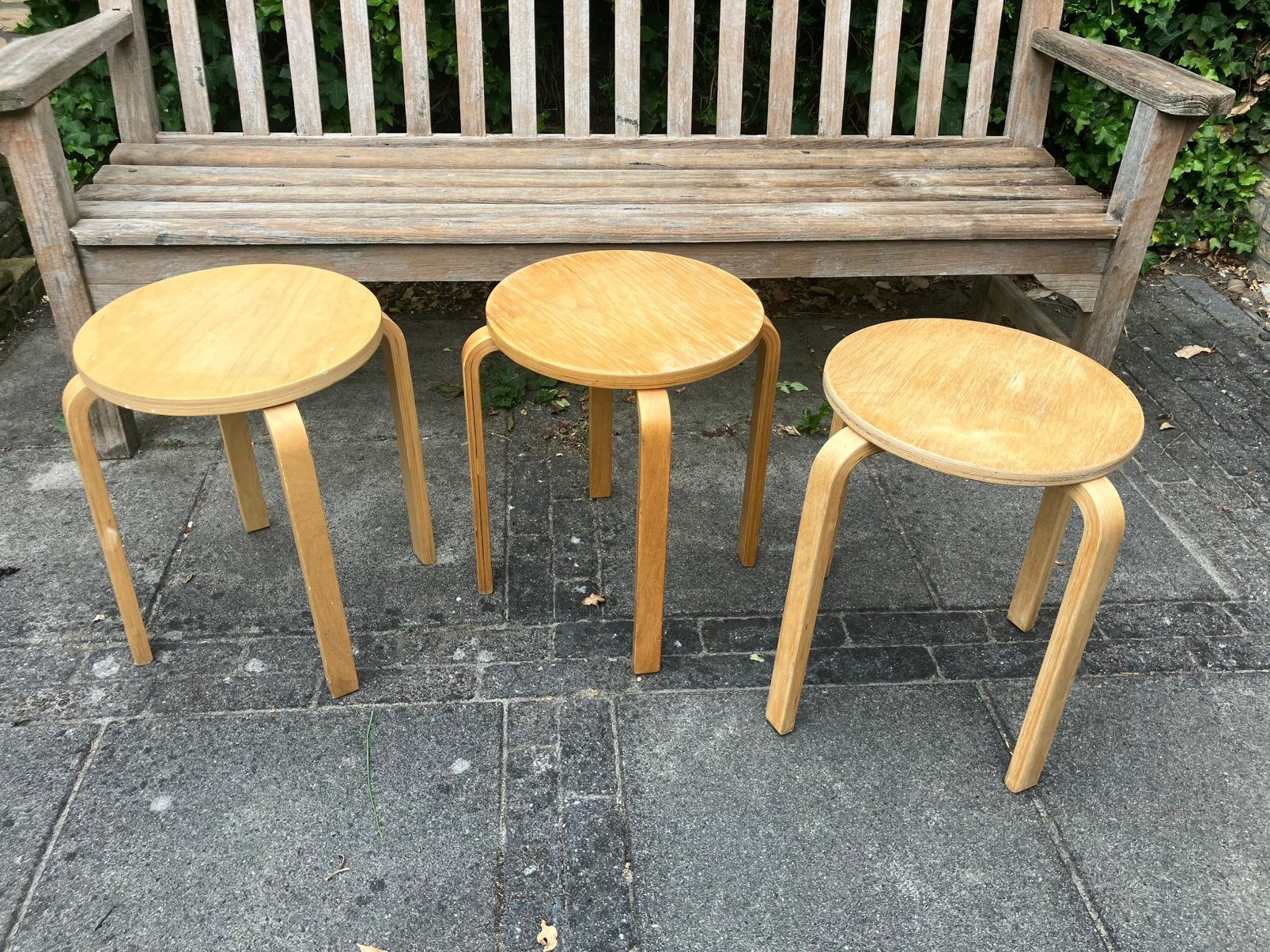 3 x Ikea Frosta krukjes, Ophalen of Verzenden, Gebruikt, Hout
