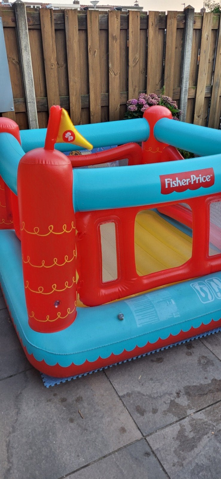 Fisher-Price Bestway Opblaasbaar Springkasteel, Ophalen of Verzenden, Gebruikt