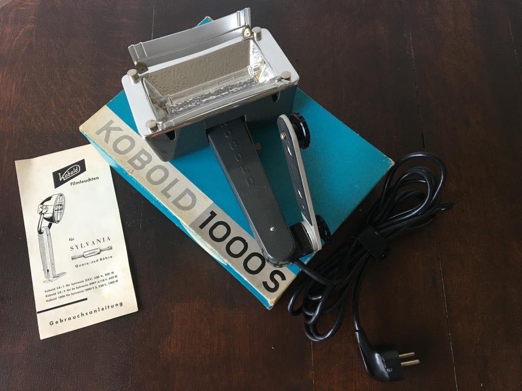 Kobold 1000S Filmlamp - Vintage Filmverlichting, Ophalen of Verzenden, Gebruikt