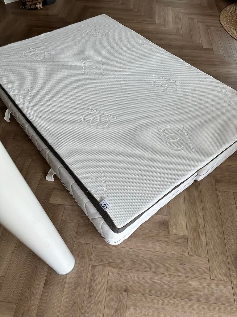 2x Ikea matrassen 70x200 met gel memory foam topper, Ophalen, Zo goed als nieuw, Matras, 200 cm
