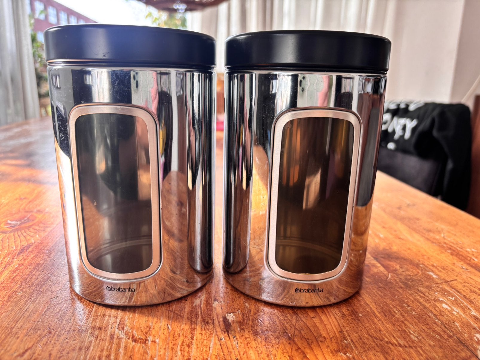 Brabantia voorraadbussen, Overige materialen, Gebruikt, Met deksel, Pot, Bus of Blik