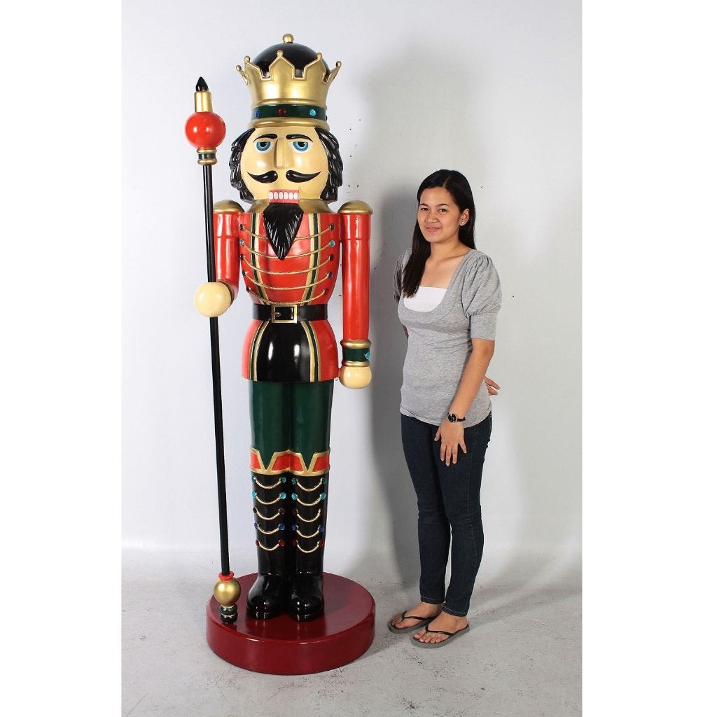 Nutcracker King beeld – Notenkraker Hoogte 201 cm, Ophalen, HorecaBeelden, Nieuw, HorecaBeelden