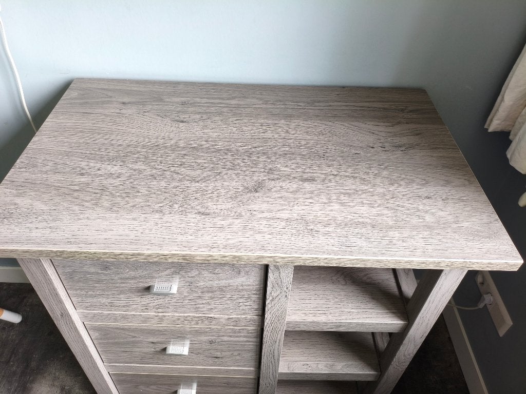Grijze commode, Kinderen en Baby's, Kinderkamer | Commodes en Kasten, Ophalen, Gebruikt, 50 tot 70 cm, 100 cm of meer