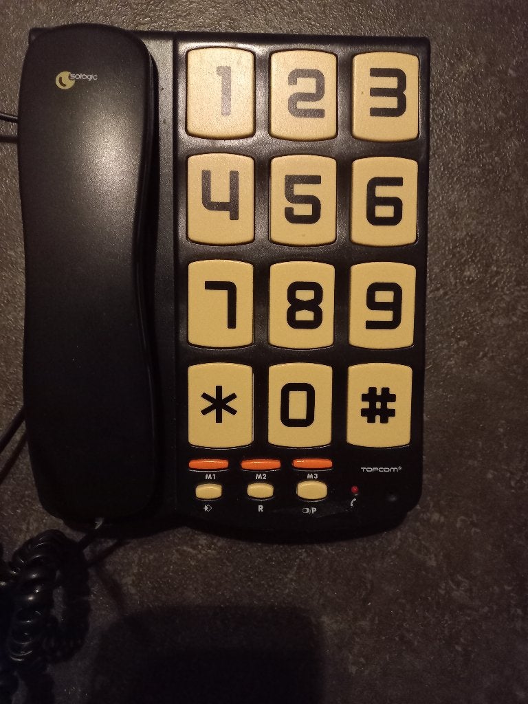 senioren telefoon, Ophalen, Gebruikt