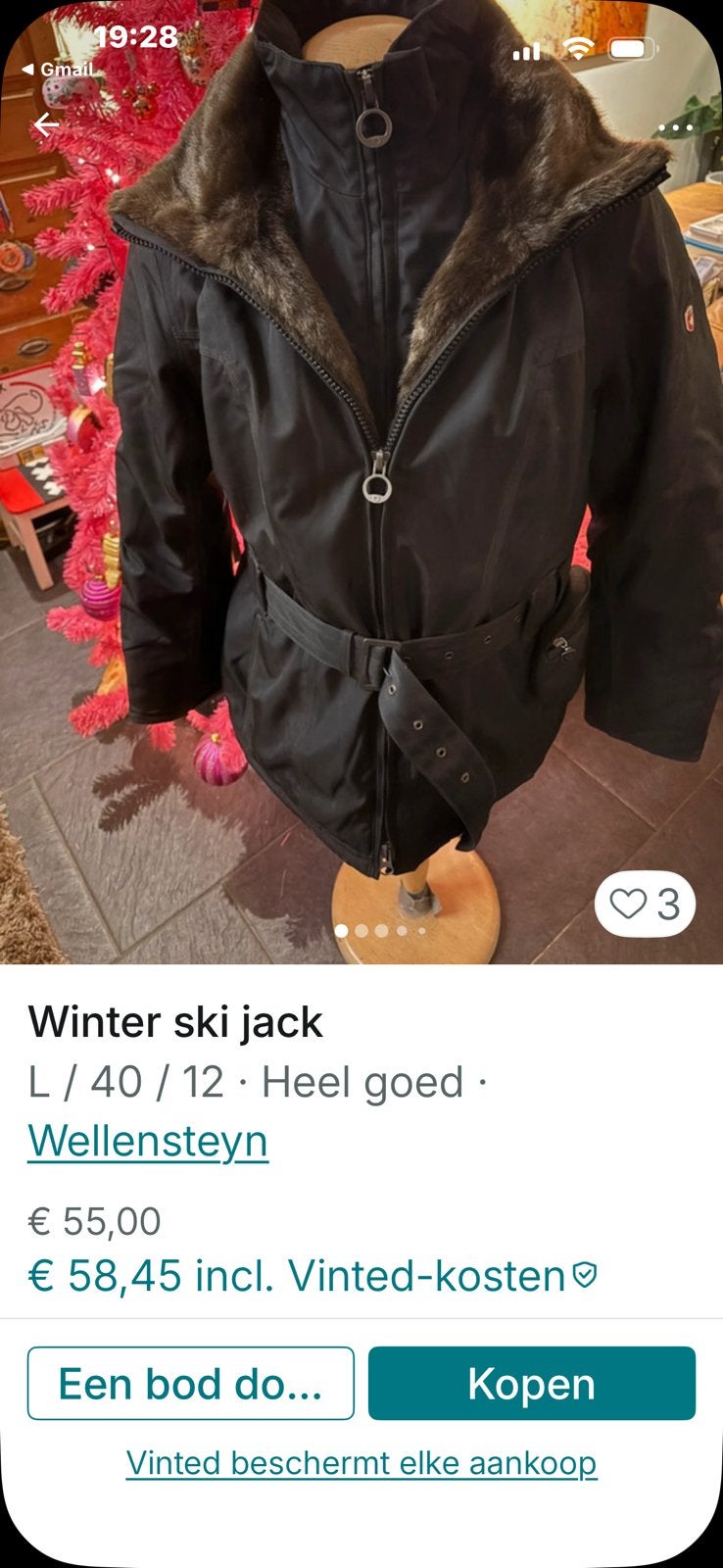 Wwellensteyn winter/ski jas, Ophalen of Verzenden, Zo goed als nieuw, Maat 38/40 (M), Bruin