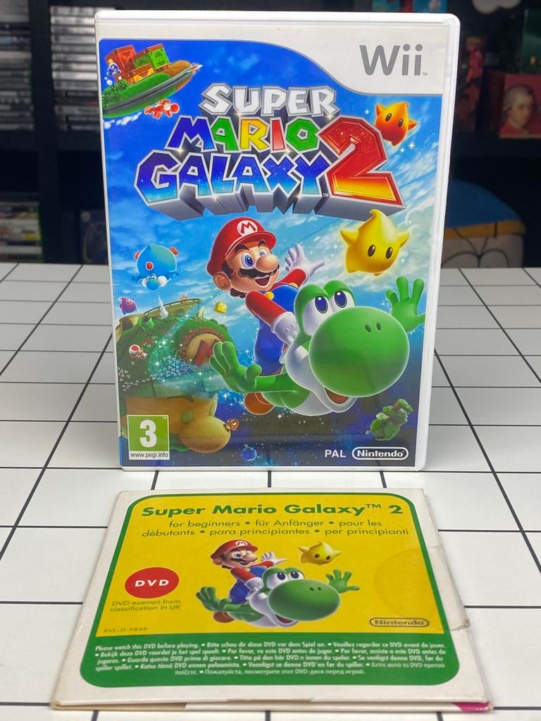 Super Mario Galaxy 2 + DVD – Nintendo Wii Game – Compleet, Www.nintendo.com, 2 spelers, Ophalen of Verzenden, Zo goed als nieuw