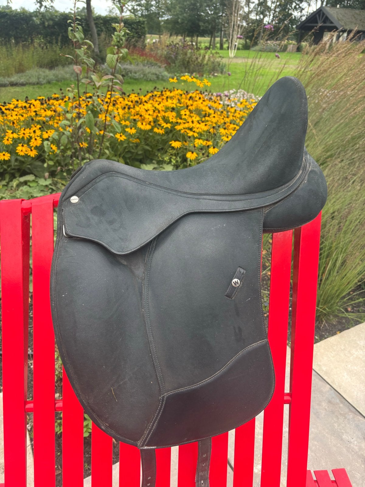 Wintec Pro Dressage HART dressuurzadel – 17,5 inch, Ophalen, L (17.5 inch), Gebruikt, Wintec