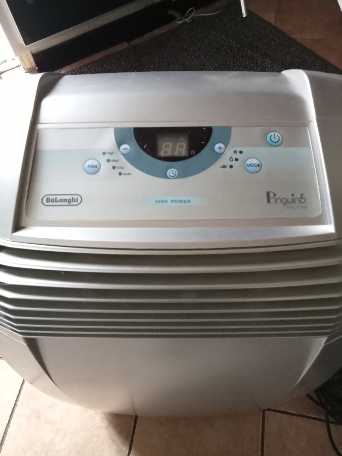 Delonghi Pinguino Pac C110 mobiele airco, Witgoed en Apparatuur, Airco's, Ophalen, Gebruikt, 3 snelheden of meer, Koelen en Ontvochtigen