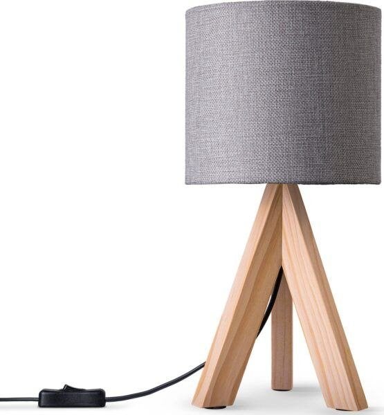Tafellamp - Bajo & Canvas Uni Grey, Nieuw, Ophalen of Verzenden, Nvt, Nvt