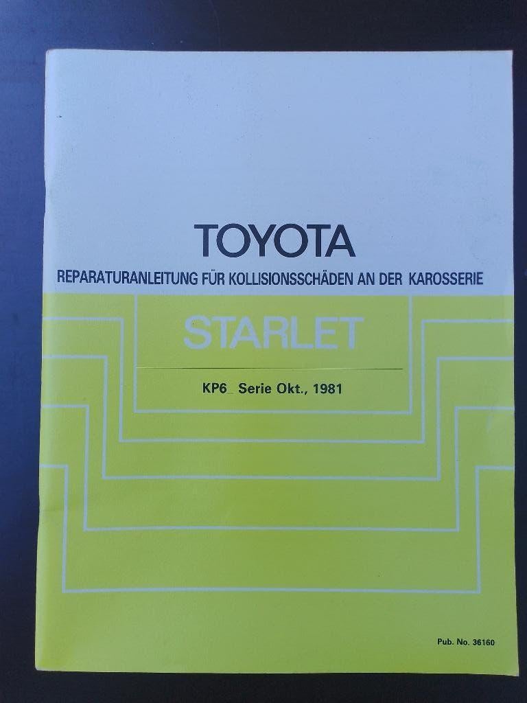 Toyota Starlet KP6 1981 dealer werkplaatsboek Carrosserie, Boeken, Auto's | Boeken, Ophalen of Verzenden, Gelezen, Toyota