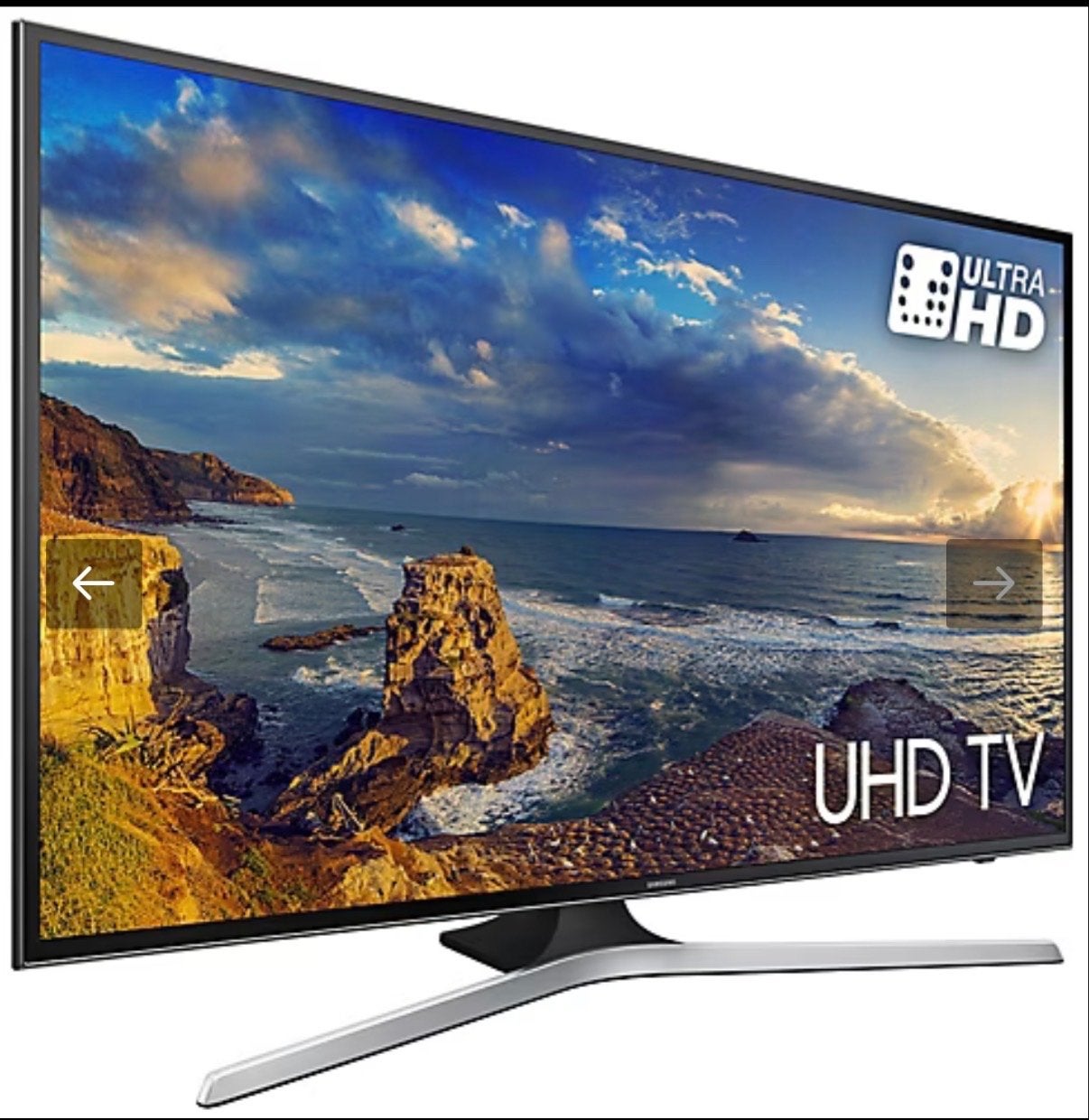 Samsung UE43MU6100 4K UHD Smart TV (zonder voet, met beugel), Ophalen, 50 Hz, Samsung, 100 cm of meer