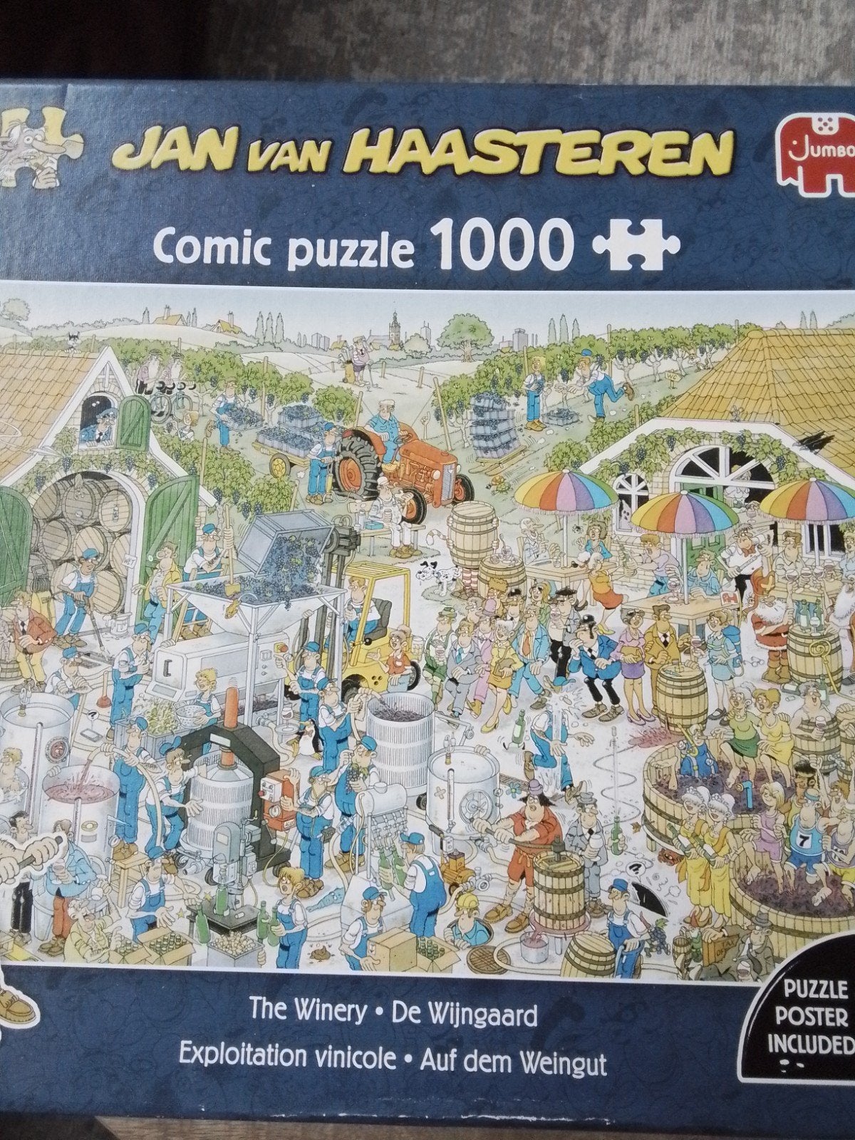 Jan van haasteren puzzel, Ophalen, 500 t/m 1500 stukjes, Zo goed als nieuw
