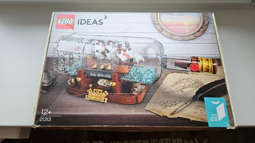 Lego Ideas 21313 Ship in a Bottle, Compleet, Lego, Ophalen of Verzenden, Complete set