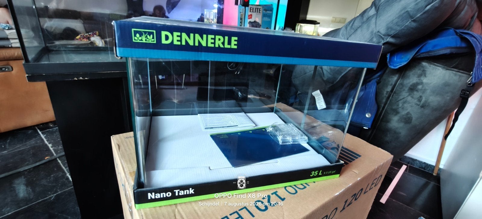 gloednieuw dennerle panorama nano tank, Dieren en Toebehoren, Ophalen, Nieuw, Dennerle, Leeg aquarium