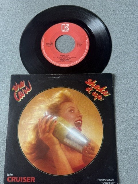 THE CARS - shake it up 7 INCH SINGLE 1981 NL, Gebruikt, 7 inch, Ophalen of Verzenden, Beschermende buitenhoes