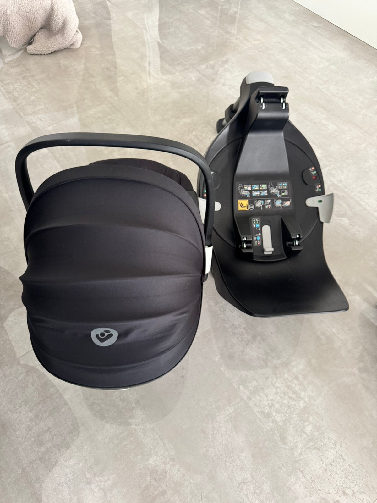 2 x Maxi cosi pebble 360 pro incl. Isofix zwart tweeling, Ophalen, Zo goed als nieuw, Isofix, 0 t/m 13 kg