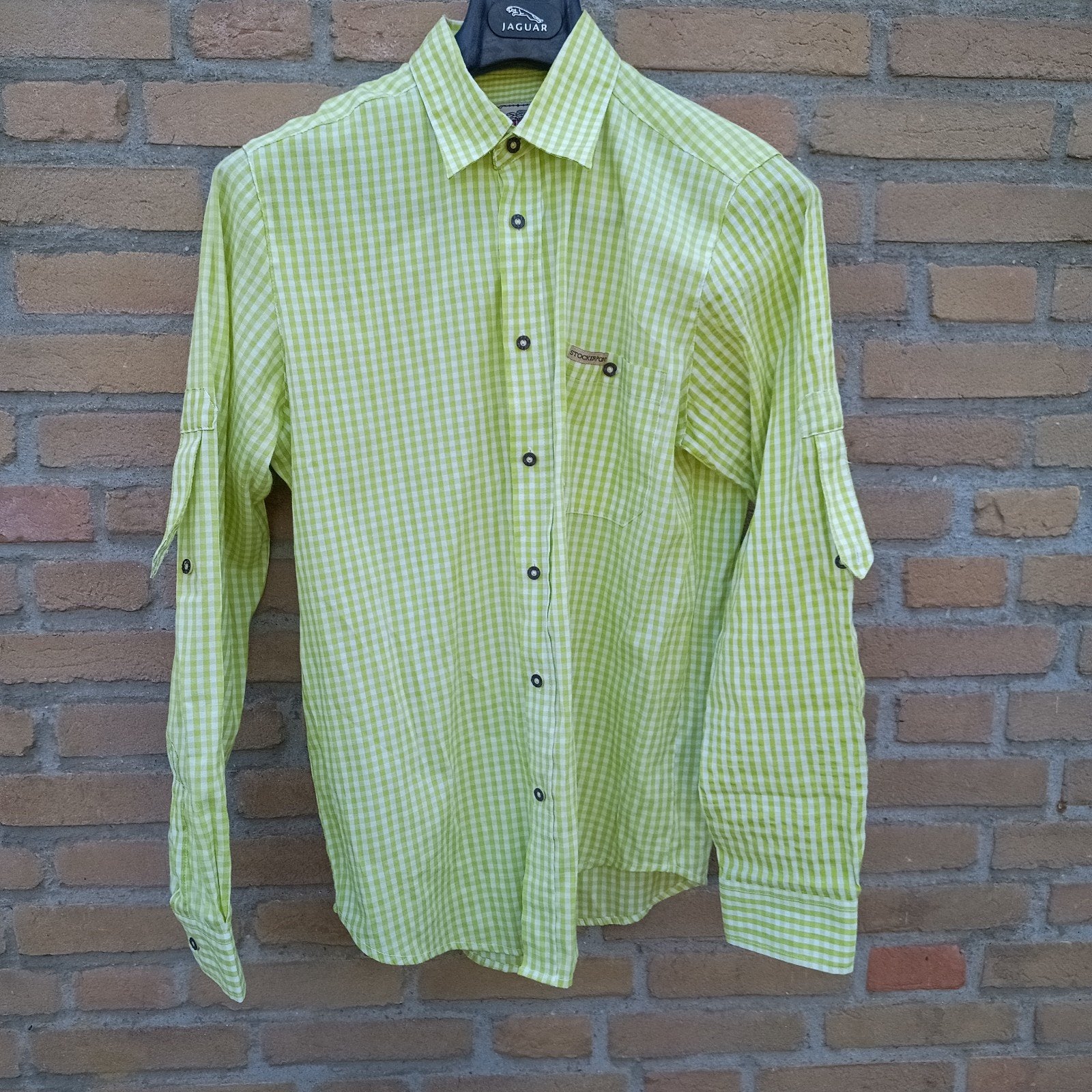 Stockerpoint M 39 40 Tiroler trachten overhemd Oktoberfest, Kleding | Heren, Maat 48/50 (M), Ophalen of Verzenden, Stockerpoint