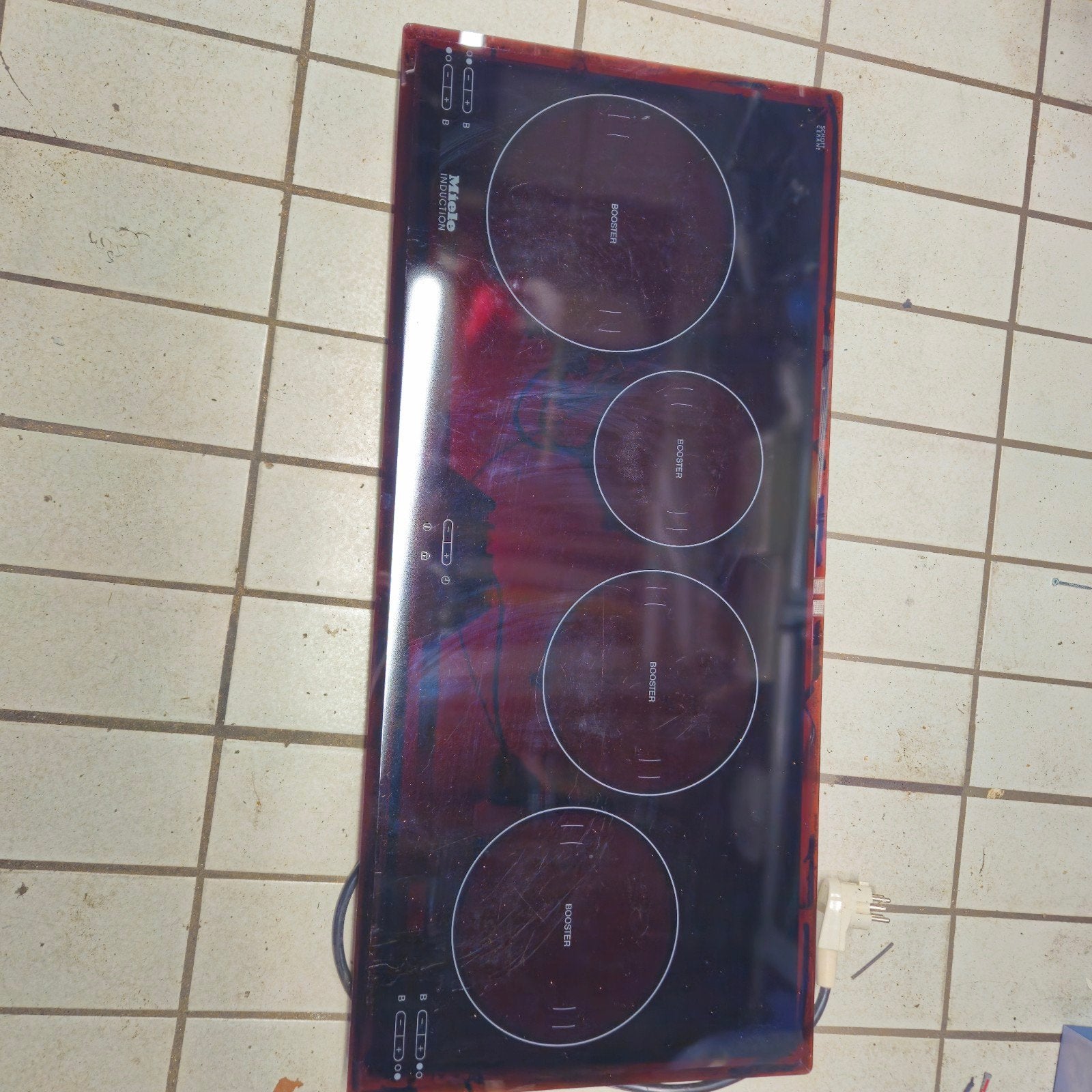 Miele Inductie Kookplaat - 4 Kookzones, Ophalen, Inbouw, Inductie, 4 kookzones