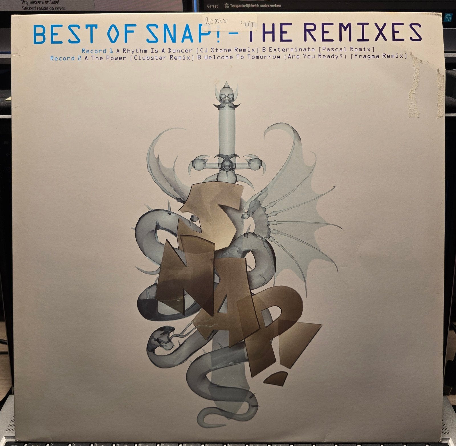 Snap! - Best Of Snap! - The Remixes (2xLP, Promo, NM), Ophalen, Zo goed als nieuw, 12 inch, Dubbel-LP
