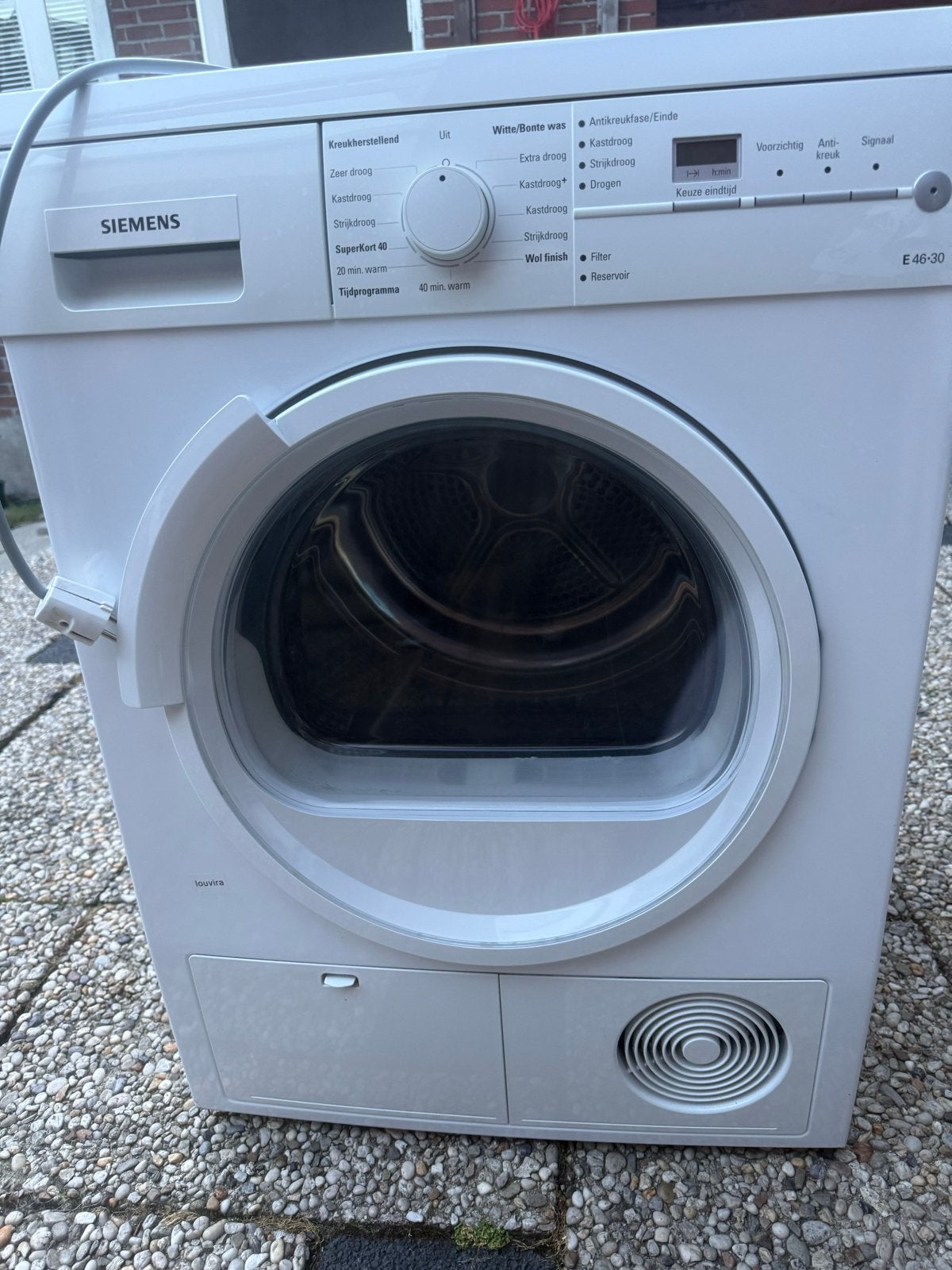 Siemens Condensdroger 0684992242, Witgoed en Apparatuur, Wasdrogers, 6 tot 8 kg, Gebruikt, Ophalen of Verzenden, Voorlader
