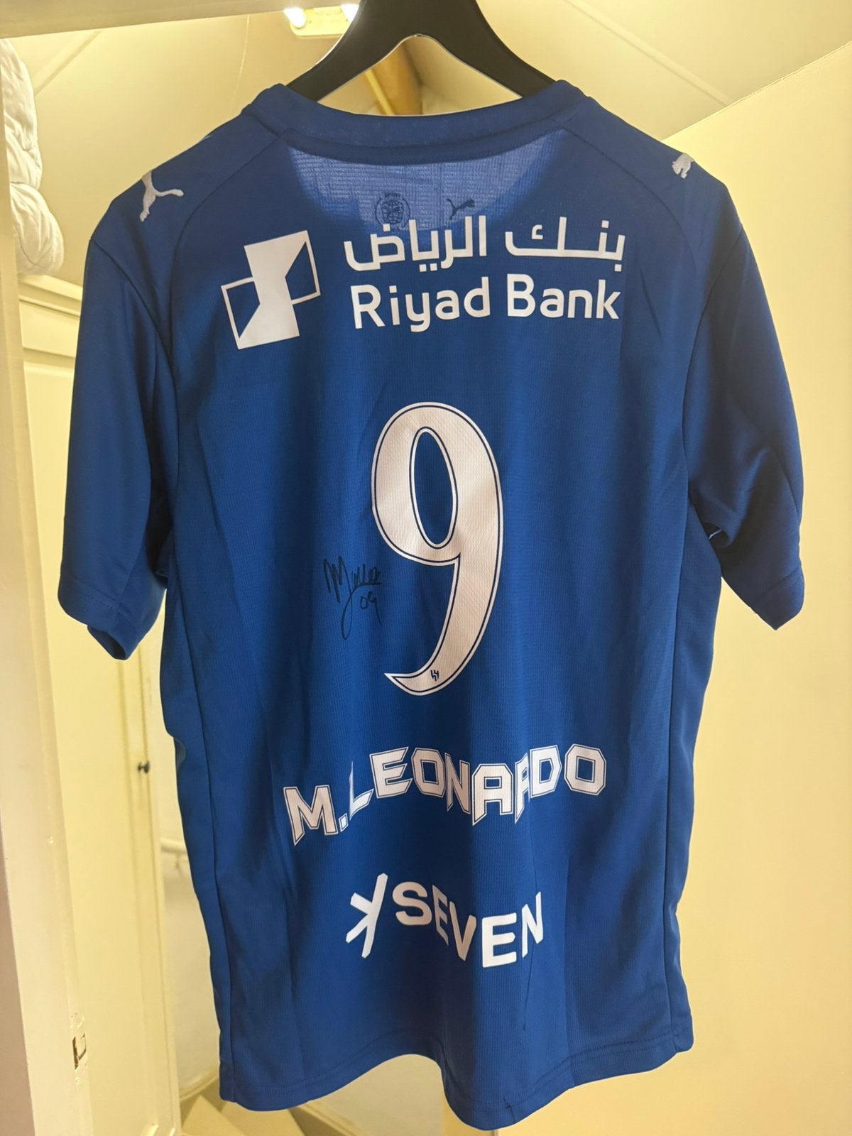 Gesigneerd shirt Marcos Leonardo, Maat XL, Ophalen of Verzenden, Zo goed als nieuw, Shirt