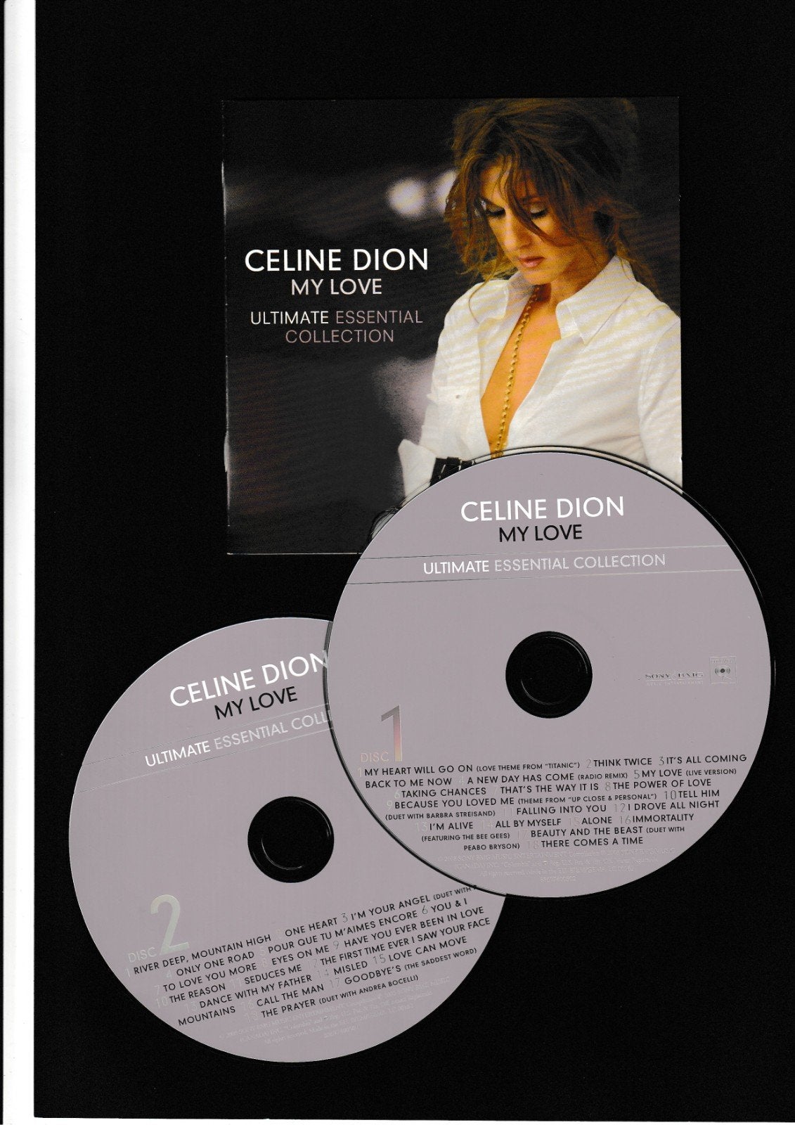 Celine Dion - My Love: Ultimate Essential Collection (2CD), Gebruikt, Inclusief boekje, Album, Verzenden